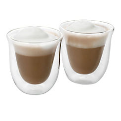 La Cafetiere Set of 2 Double Walled Cappuccino Jack Glasses