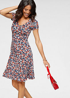 freemans navy dresses