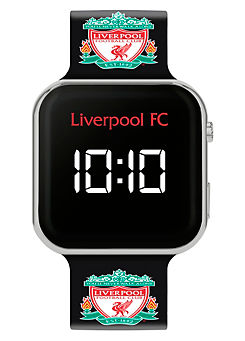 Liverpool FC Official Black LED Watch