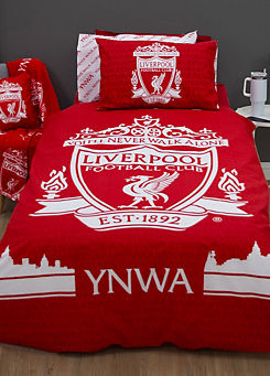 Liverpool FC Reversible Duvet Cover Set