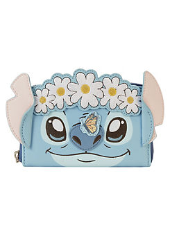 Loungefly Disney Lilo And Stitch Springtime Stitch Cosplay Zip Around Wallet