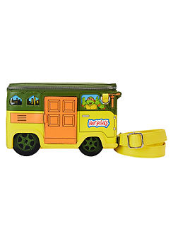 Loungefly Kids TMNT 40th Anniversary Party Wagon Figural Crossbody Bag