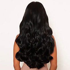 Lullabellz Super Thick 22 inch 5 Piece Natural Wavy Clip in Hair Extensions