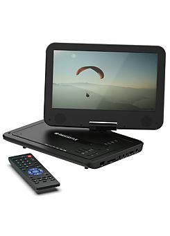 Majority Oakcastle DVD120 Portable DVD Player - 12’’ with 10.5 inch HD Swivel and Flip Screen