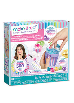 Make It Real Party Nails Glitter Design Set