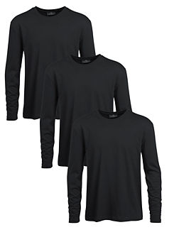 Man’s World Pack of 3 Long Sleeve T-Shirts