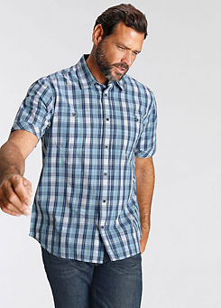 Man’s World Short Sleeve Shirt with Chest Pockets