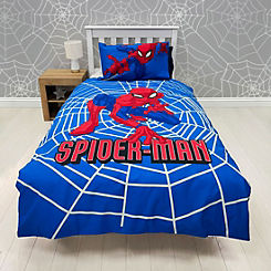 Marvel Spiderman Crimefighter Reversible Single Duvet Cover Set