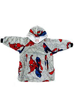 Marvel Spiderman Webshooter Hugzee - Wearable Hooded Fleece Blanket