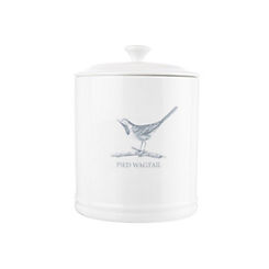 Mary Berry English Garden Pied Wagtail New Bone China Tea Canister