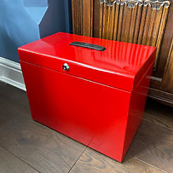 Metal A4 Home File Storage Box
