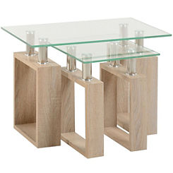 Milan Glass Table Range
