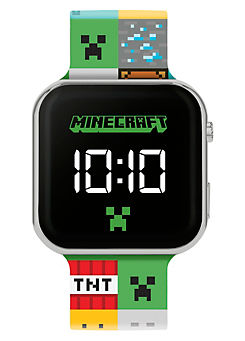 Minecraft Printed LED Watch