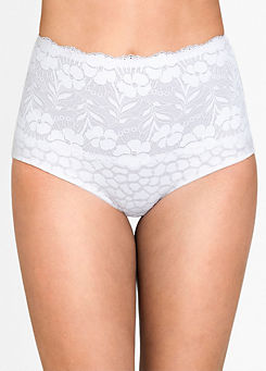 Miss Mary of Sweden Jacquard & Lace Panty Girdle