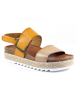 moda in pelle flip flops