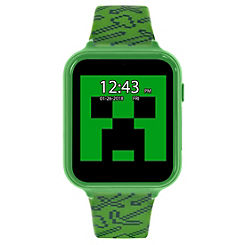 Mojang Minecraft Green Silicon Strap Watch