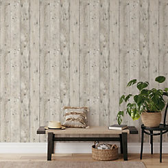 Muriva Timber planks Wallpaper