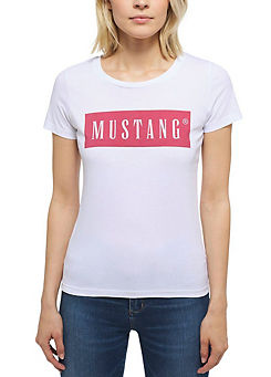 Mustang Logo Print T-Shirt