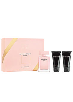 Narciso Rodriguez For Her 3 Piece Set - Eau De Parfum 50ml, Body Lotion 50ml & Shower Gel 50ml