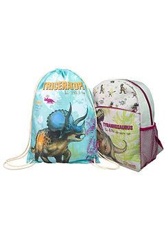 National History Museum Dinosaur Backpack & Trainers Bag