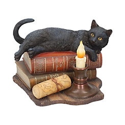 Nemesis Now The Witching Hour Black Cat Ornament by Lisa Parker