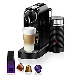 Nespresso by Magimix Citiz Pod Coffee Machine with Milk Frother- Black 11317
