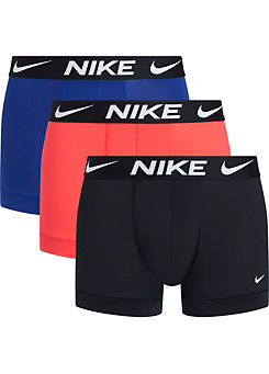 Nike Pack of 3 Contrast Waistband Boxers