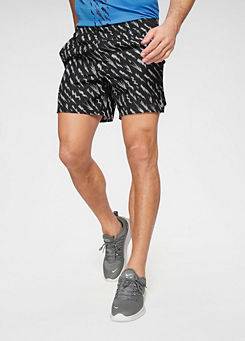 nike patterned running shorts