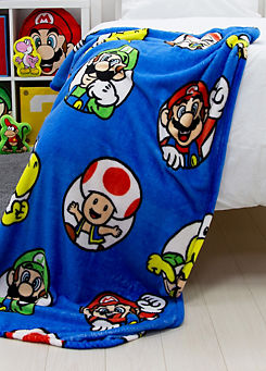 Nintendo Super Mario Circles Fleece Blanket