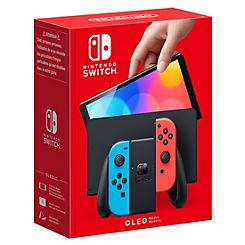Nintendo Switch OLED Neon Blue & Red