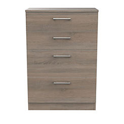 Norfolk Ready Assembled 4 Drawer Deep Chest of Drawers