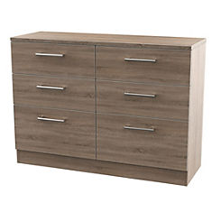 Norfolk Ready Assembled 6 Drawer Chest of Drawers