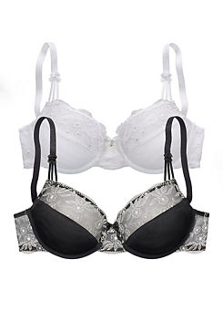 Nuance Pack of 2 Underwired Full Cup Bras