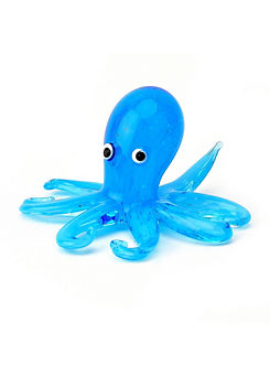 Objets D’art Miniature Octopus Glass Figurine