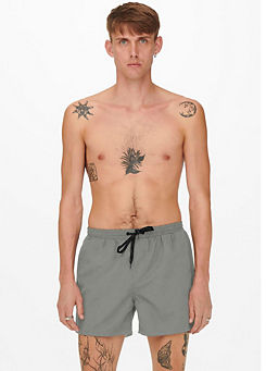 Only & Sons Elasticated Waistband Swim Shorts