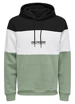 Only & Sons Long Sleeve Colourblock Hoodie