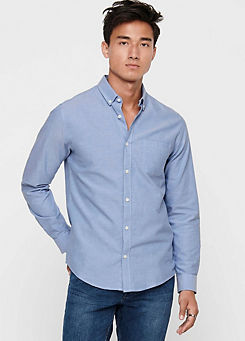 Only & Sons Long Sleeve Oxford Shirt