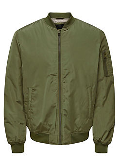 Only & Sons Side Sleeve Pocket OTW VD Bomber Jacket