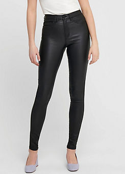 Only Faux Leather Skinny Trousers