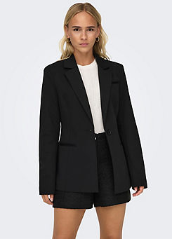 Only One-Button Long Sleeve Blazer