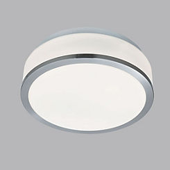 Opal Glass Shade IP44 Bathroom Ceiling Light