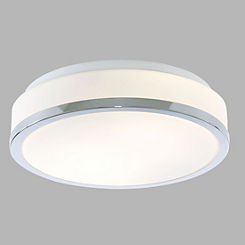 Opal Glass Shade IP44 Bathroom Ceiling Light