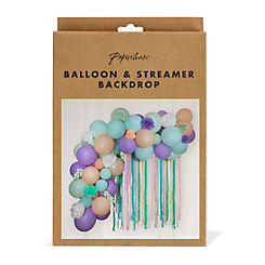 Paperchase Floral Balloon Arch Steamers