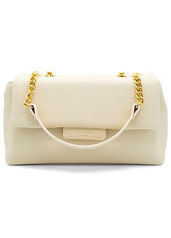 Paradox London Cream Faux leather ’Ophelia’ Soft Handbag