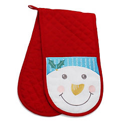 Peggy Wilkins Snowman Double Oven Glove