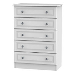 Pembroke Ready Assembled 5 Drawer Chest of Drawers