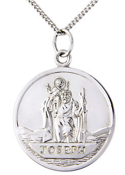 Personalised Sterling Silver St Christopher