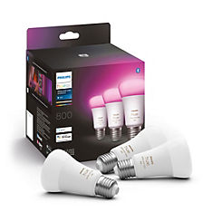 Philips Hue Smart LED E27 Bulb - Triple Pack