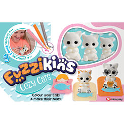 Playmonster Fuzzikins Cozy Cats Craft & Play Set