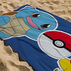 Pokemon 100% Cotton Beach Towel